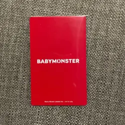 BABYMONSTER PHARITA BABYMONSTER OFFLINE EVENT TRADING CARD A Set Parisita 5/31 - Image 2