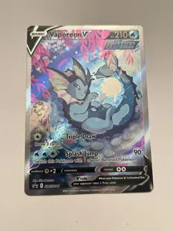 ▸ Vaporeon V | SWSH: Sword & Shield Promo Cards | Promo | SWSH181 | NM - Image 1