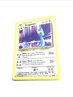 DRAGONAIR - 18/102 - Base Set - 4th Print - 1999-2000 - Pokemon Card - DMG - Image 1
