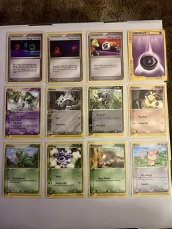 Pokemon TCG e-Reader Lot 12 Cards Kirlia Lairon Poochyena Makuhita Treecko - Image 1