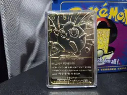 Pokemon Card Jigglypuff 23K Gold Plated 1999 Burger King in Box With Ball - Image 5