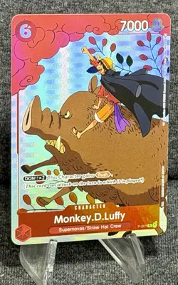 One Piece Gift Collection 2023 Monkey.D.Luffy P-001 Promo Card (OP-PR) NM/MT - Image 3