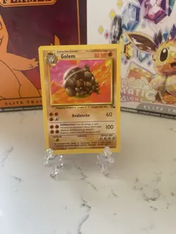 Pokemon TCG Golem Fossil, Card 36/62, Regular LP WOTC - Image 1