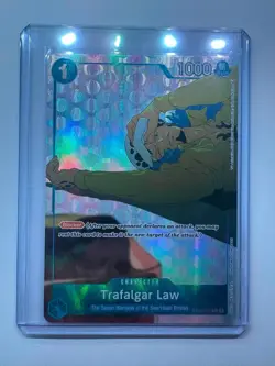 Trafalgar Law Gift Collection 2023 ST03-008 Alt Art Holo Foil Rare One Piece - Image 1