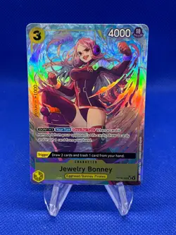 One Piece Two Legends Jewelry Bonney OP08-105 Parallel Alternate Alt Art NM - Image 1
