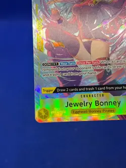 One Piece Two Legends Jewelry Bonney OP08-105 Parallel Alternate Alt Art NM - Image 5