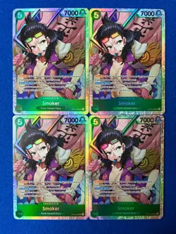 One Piece CCG - Smoker OP10-030 (ORIGINAL PRINT FOIL) [x4] - Image 1