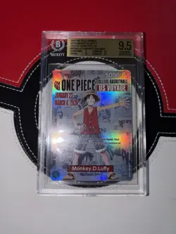 BGS 9.5 2026 One Piece College Voyage Basketball Giveaway #PO55 Monkey.D.Luffy - Image 3