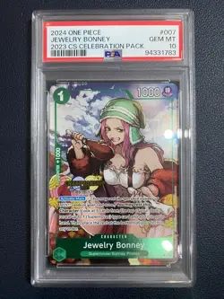 PSA 10 Jewelry Bonney #007 Championship 2023 Celebration Pack English One Piece - Image 1