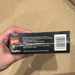 SkyBox 1993 Marvel Masterpieces Factory Sealed Trading Card Box 90 Cards - Image 3