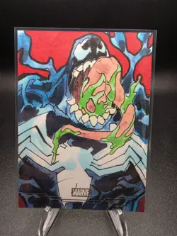 2026 Topps Chrome Marvel Comics Venom Sketch Auto Marcus Newsome 1/1 One of One! - Image 1