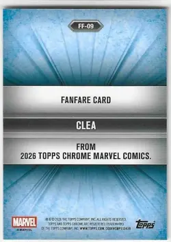Clea 2026 Topps Chrome Marvel Comics Fanfare $1.50 SHIPPING - Image 2