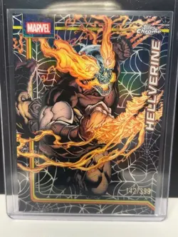 2026 Topps Chrome Marvel - Hellverine Spiderweb Refractor /399 #125 - Image 1