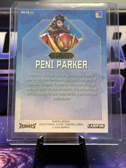 2026 Cardfun Marvel Rivals Eternal Glory PENI PARKER Vanguard Blue /100 - Image 2