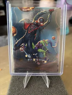 2022 Marvel Masterpieces Battle Spectrum Miles Morales vs Green Goblin #BS-7 - Image 1
