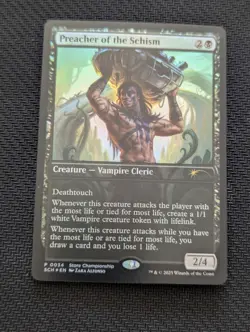 Preacher of the Schism - SCH - 34 - Foil - NM - MTG - Image 1