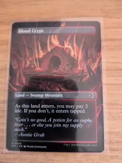 Magic the Gathering - Blood Crypt - Lorwyn Eclipsed - Borderless - MTG - Image 2