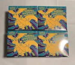 Pokemon TCG - Ascended Heroes ETB Elite Trainer Box x4 — NEW & SEALED IN HAND - Image 1