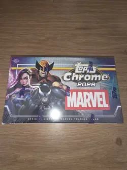 Topps Chrome Marvel 2026 Hobby Box New Sealed - Image 1