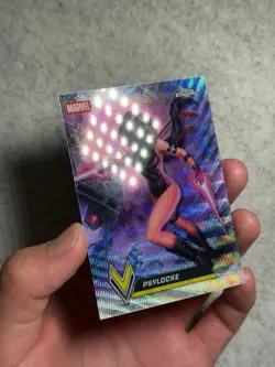 2026 Topps Chrome Marvel Varied Visage Age Of Apocalypse Psylocke 1:4800 CLEAN🧼 - Image 3