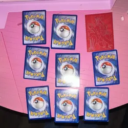 Pokemon TCG 9-Card Lot Holo/Foil GX/VMAX Charizard Eevee Tapu Koko - Image 2