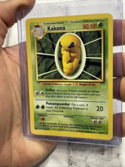 Kakuna Non-Holo 1999 WOTC Pokemon Card 33/102 Base Set NM Nintendo Vintage - Image 2