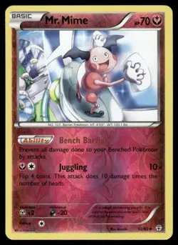 Pokemon Cards Mr. Mime 52/83 Reverse Holo Generations Uncommon NM - Image 1