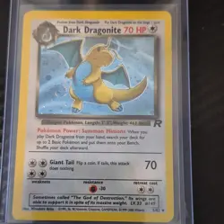 Wizards of the Coast Pokemon TCG Dark Dragonite 5/82 Team Rocket Holo Rare - Image 1