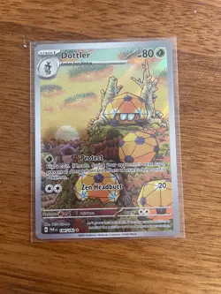Pokemon TCG Dottler Paradox Rift 184/182 Holo Illustration Rare - Image 1