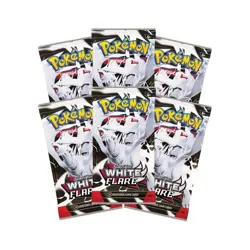 Pokemon TCG Scarlet & Violet White Flare Booster Bundle - 6 Packs 60 Cards Total - Image 4