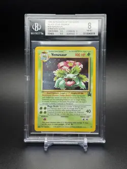 2000 Pokemon WOTC Black Star Promo Venusaur Holo #13 NM - MINT BGS 8 - Image 2