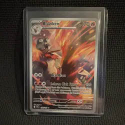 Pokemon Card Blaziken 192/182 Destined Rivals Illustration Rare Near Mint - Image 1