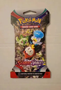 Pokemon Booster Pack Lot (4 Packs) Sealed - Sword & Shield, Scarlet & Violet - Image 3