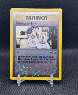 Professor Elm 003/009 Reverse Holo Promo Best of Game 2002 Pokemon Card English - Image 1