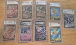 9 Graded Pokemon Card Lot! CGC 10, CGC 8.5. BCCG 10’s - Image 1