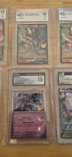 9 Graded Pokemon Card Lot! CGC 10, CGC 8.5. BCCG 10’s - Image 4