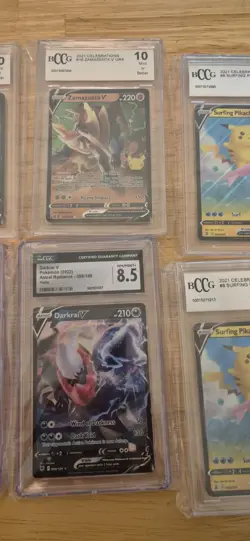 9 Graded Pokemon Card Lot! CGC 10, CGC 8.5. BCCG 10’s - Image 5