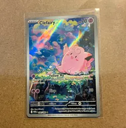 The Pokemon Company Lillie's Clefairy ex 184/159 Sv09 SIR Holo ENG - Image 1