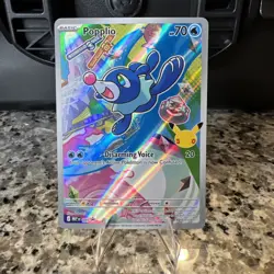 Popplio 045 Holo Promo ME: Mega Evolution Promo Pokemon Near Mint - Image 1