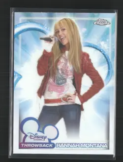 2026 Topps Chrome Disney Hannah Montana #DC-3 Disney Channel Throwback - Image 1