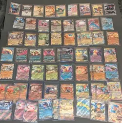 Pokemon Scarlet And Violet EX Lot Of Over 50 Differnt Cards, IR, Ex, & Full Arts - Image 1