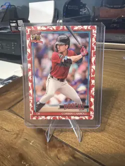 2026 Topps Series 1 Japan - Corbin Carroll Koi Fish Border SP- Diamondbacks - Image 1