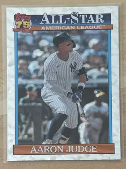 ⚾ 2026 Topps Series 2 Aaron Judge 1991 All-Star #91AS-1 Crackle Foil SP Yankees - Image 1