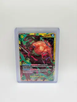 Roronoa Zoro OP06-118 Secret Rare Wings of the Captain One Piece Foil Near Mint - Image 1