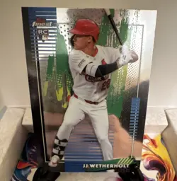 Topps Finest 2026 JJ Wetherholt St. Louis Cardinals RC Rookie Card #13 - Image 1