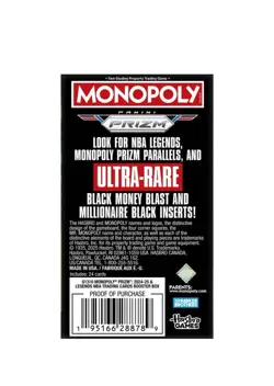 2024-25 Panini Prizm Monopoly NBA Basketball Blaster Box Factory Sealed - Image 3