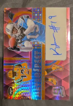 2024 Panini Spectra - Retrospect Autographs Keyshawn Johnson #RSA-KJN Neon Pink - Image 1