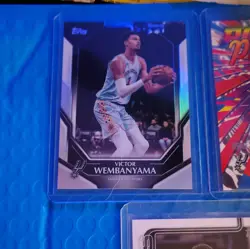 Topps Victor Wembanyama Spurs 2024-25 Power Players #PP-15 NBA-7 #195 - 3 - Image 2