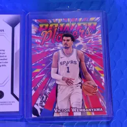 Topps Victor Wembanyama Spurs 2024-25 Power Players #PP-15 NBA-7 #195 - 3 - Image 5