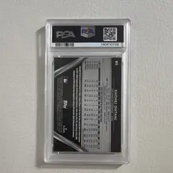 Topps 2024 Chrome Black #85 Shohei Ohtani LA Dodgers PSA 9 Graded - Image 2